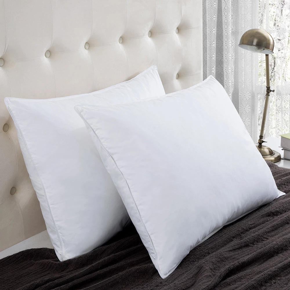 Outlet โญ Puredown Peace Nest 2 Pack White Goose Feather Pillows for Side and Back Sleepers, 100% Cotton Cover ๐ 4 Outlet โญ Puredown Peace Nest 2 Pack White Goose Feather Pillows for Side and Back Sleepers, 100% Cotton Cover ๐ - Image 2