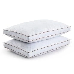 Wholesale ๐คฉ Puredown Peace Nest 5% Grey Goose Down Feather Gusseted Pillow 2PCS ๐งจ