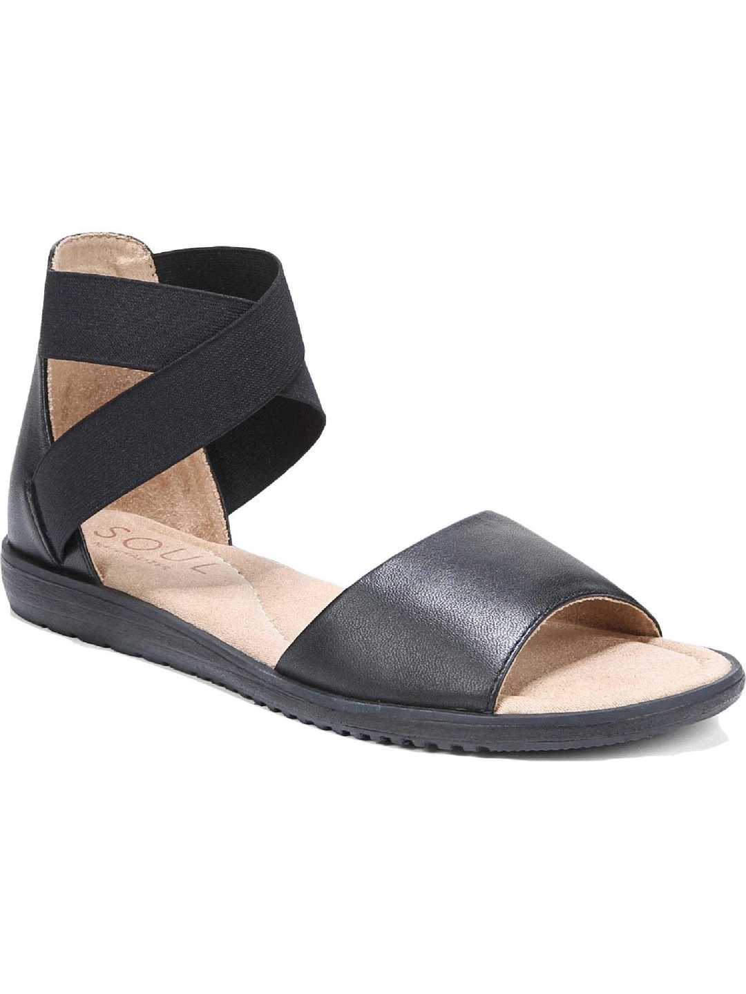 New ๐ SOUL Naturalizer Willa ๐ฉ Womens Leather Stretch Ankle Strap Flat ๐ฉด Sandals โญ 6 New ๐ SOUL Naturalizer Willa ๐ฉ Womens Leather Stretch Ankle Strap Flat ๐ฉด Sandals โญ - Image 4