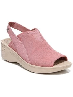 Outlet ๐ Bzees Dakota ๐ฉ Womens Stretch Slingback Wedge ๐ฉด Sandals โ๏ธ