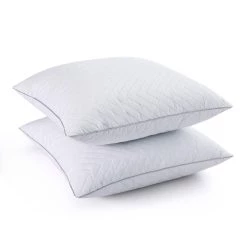 Deals 🌟 Puredown Peace Nest 2 Pack Goose Feather Throw Pillows Square Decorative Pillow Inserts for Couch or Bed 😀