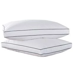 Budget ๐ Puredown Peace Nest 2 Pack 5% Grey Goose Down Feather Gusset Bed Pillow ๐