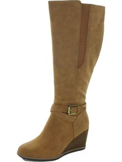 Buy 🎉 SOUL Naturalizer Harvest 👩 Womens Wide Calf Round Toe Knee-High 🥾 Boots ❤️