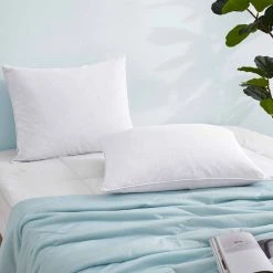 Best deal ๐ Puredown PCM TECH Cooling Pillow Set of 2 Grey Goose Down Feather Bed Pillows โ