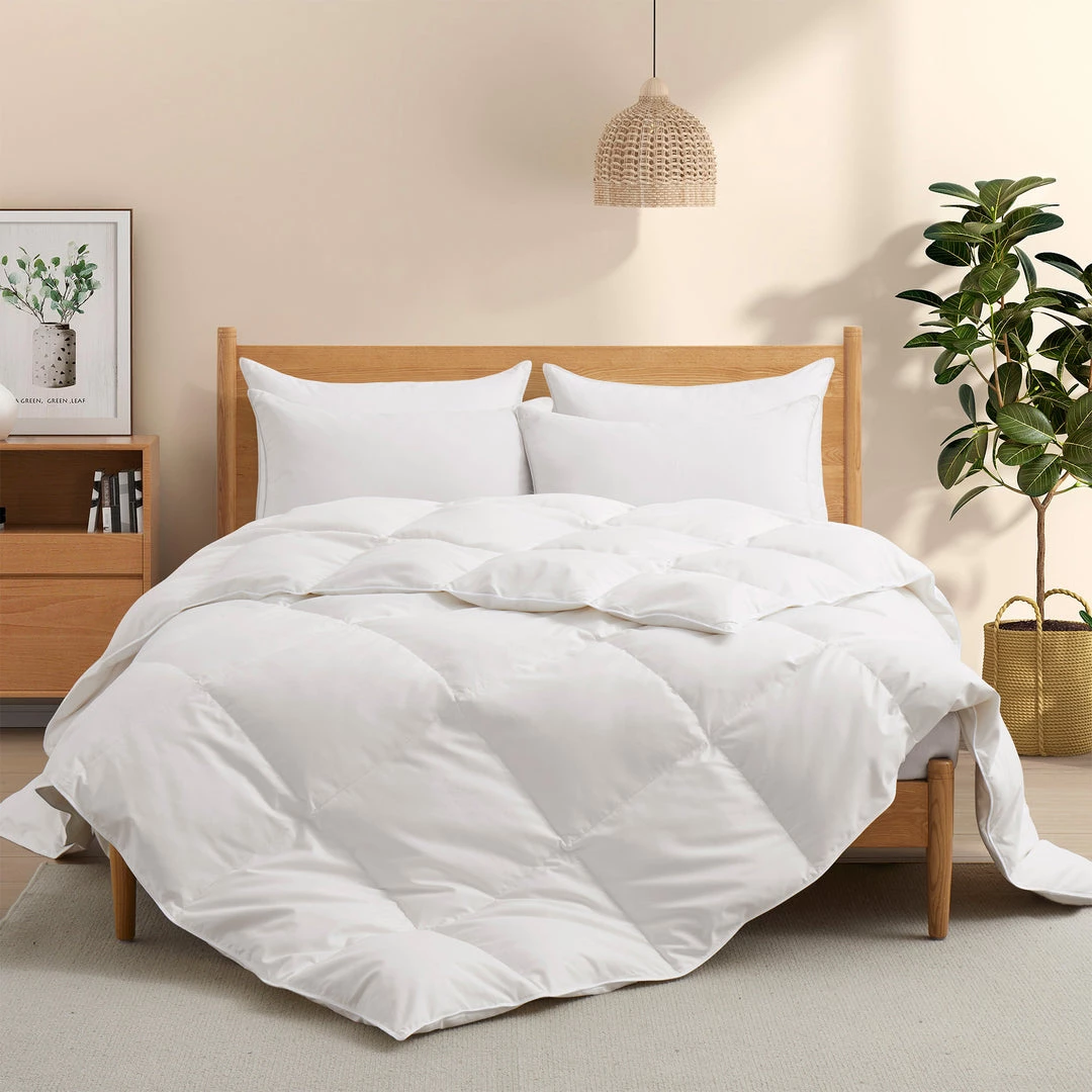 Top 10 😀 Puredown 75% White Duck Down Winter Comforter (600FP) Baffled Box 🎁 5 Top 10 😀 Puredown 75% White Duck Down Winter Comforter (600FP) Baffled Box 🎁 - Image 3