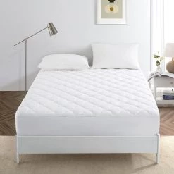 Buy 👍 Puredown Peace Nest Four-Leaf Clover Quilted Mattress Pad with TC300 100% Cotton Cover 😍