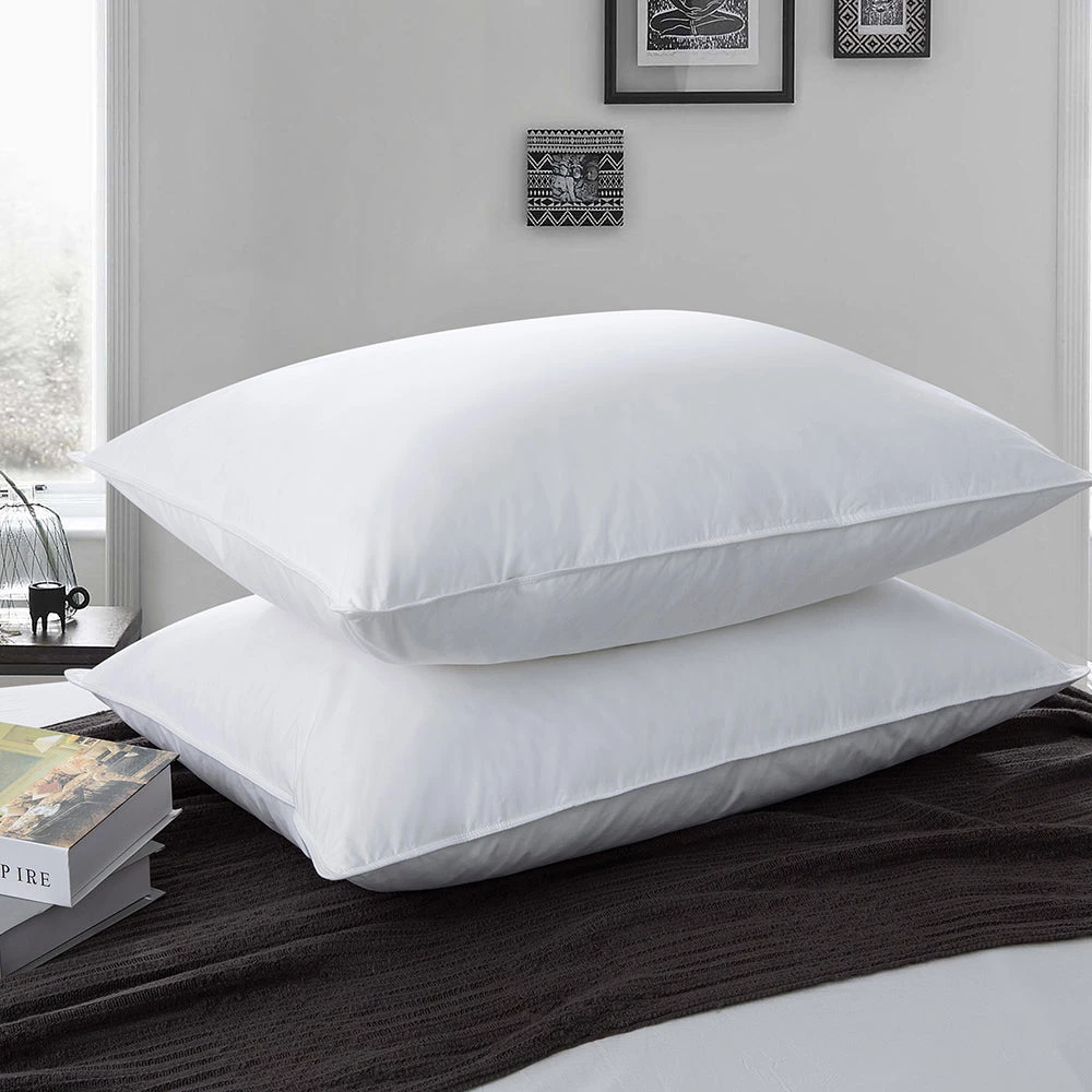 Outlet โญ Puredown Peace Nest 2 Pack White Goose Feather Pillows for Side and Back Sleepers, 100% Cotton Cover ๐ 3 Outlet โญ Puredown Peace Nest 2 Pack White Goose Feather Pillows for Side and Back Sleepers, 100% Cotton Cover ๐