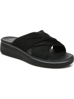 Top 10 🤩 Bzees Take A Bow 👩 Womens Faux Leather Slip On Wedge 🩴 Sandals ❤️