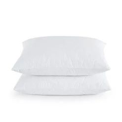 Cheap โ๏ธ Puredown Peace Nest Set of 2 Grey Goose Down Feather Pillows ๐