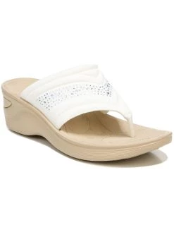 Best deal 🔔 Bzees Dazzle Me 👩 Womens Embellished Wedge Thong 🩴 Sandals 🎁 -SOUL Naturalizer Sales 9131a66316d541619400be3a267d769e 1080x
