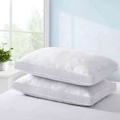 Hot Sale โ๏ธ Puredown Peace Nest 5% Grey Duck Down Feather Pillow Set of 2 ๐