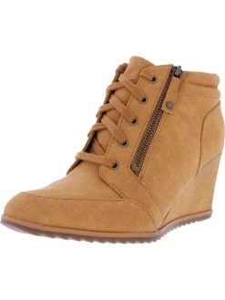 Flash Sale 😍 SOUL Naturalizer Haley-Lace 👩 Womens Faux Leather Lace Up Ankle 🥾 Boots ✨