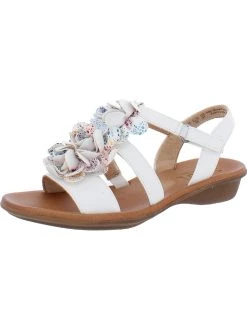 Hot Sale ๐ SOUL Naturalizer Sing ๐ฉ Womens Floral Open Toe Flat ๐ฉด Sandals ๐