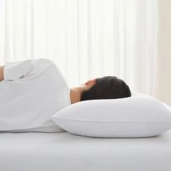 Budget ๐ฅ Puredown 2 Pack Feather Down Pillows with Pillow-in-a-pillow Design 75% Down Outer Layer,Low,Medidum, Firm ๐