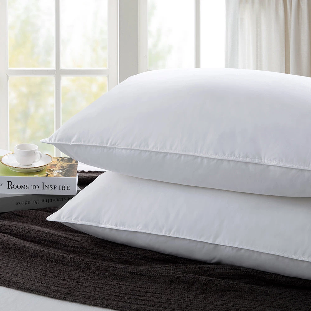Outlet โญ Puredown Peace Nest 2 Pack White Goose Feather Pillows for Side and Back Sleepers, 100% Cotton Cover ๐ 5 Outlet โญ Puredown Peace Nest 2 Pack White Goose Feather Pillows for Side and Back Sleepers, 100% Cotton Cover ๐ - Image 3