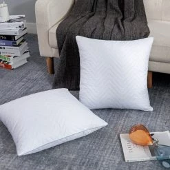 Deals 🌟 Puredown Peace Nest 2 Pack Goose Feather Throw Pillows Square Decorative Pillow Inserts for Couch or Bed 😀 -SOUL Naturalizer Sales e3d8062fef194752bc907d92ced4b007 a5978a31 be35 48cd 9a09 e77bccf49bab 1080x