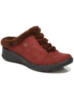 Deals 😍 Bzees Golden Cozy 👩 Womens Faux Fur Trim Comfort Slide Slippers 🥰