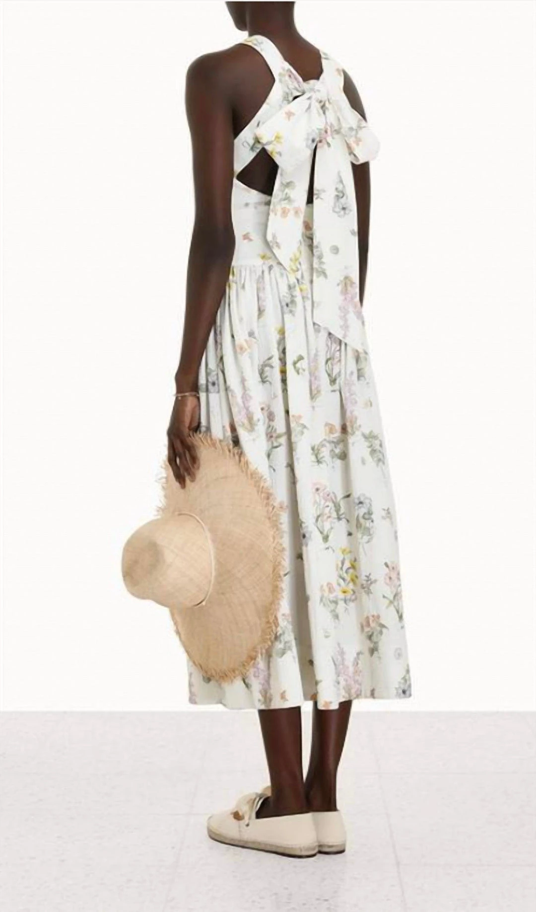 Budget ✨ Zimmermann 👩 women Jeannie Halter Midi 👗 Dress in Bouquet Floral 🥰 4 Budget ✨ Zimmermann 👩 women Jeannie Halter Midi 👗 Dress in Bouquet Floral 🥰 - Image 2