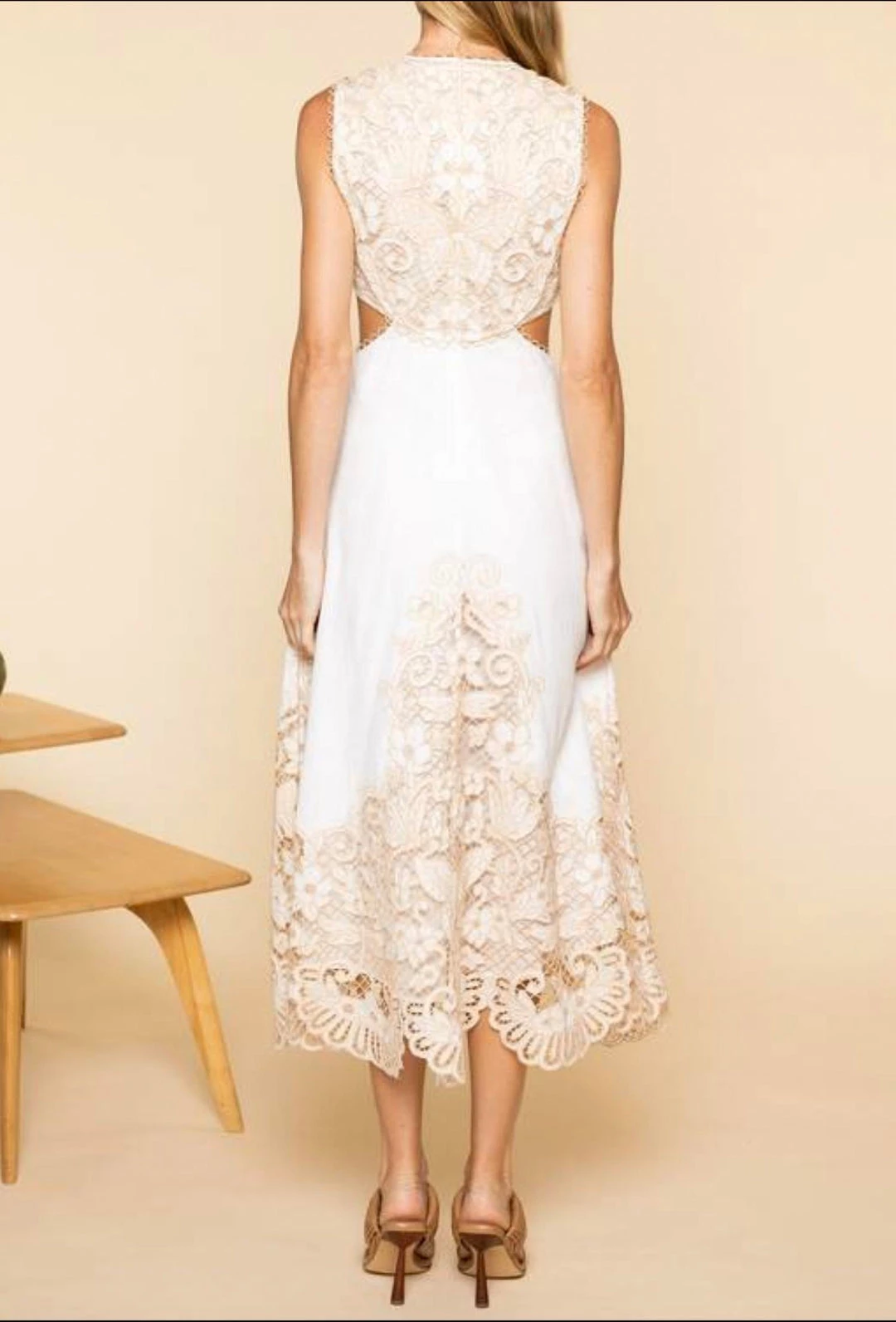 Budget ๐งจ Zimmermann ๐ฉ women Jeannie Embroidered Yoke Midi ๐ Dress in Ivory ๐ฏ 4 Budget ๐งจ Zimmermann ๐ฉ women Jeannie Embroidered Yoke Midi ๐ Dress in Ivory ๐ฏ - Image 2