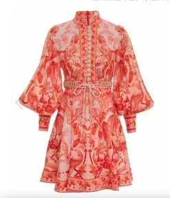 Best Pirce 🌟 Zimmermann 👩 women Lyre Billow Sleeve Mini 👗 Dress in Red Palm ⭐ -SOUL Naturalizer Sales 4f182cb7a5a04c1fb7848b22c1354447 1080x