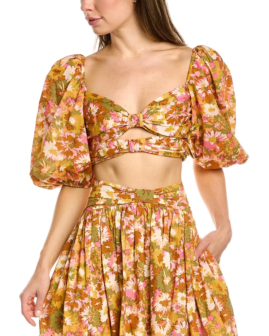 Promo ⌛ women Zimmermann Violet Twist Top 🔔 3 Promo ⌛ women Zimmermann Violet Twist Top 🔔